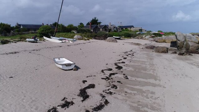 Les &icirc;les Chausey, au large de Granville.