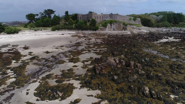 Les &icirc;les Chausey, au large de Granville.