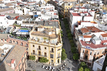seville, spain, city, monuments, europe, historic, old, panorama, andalusia, 