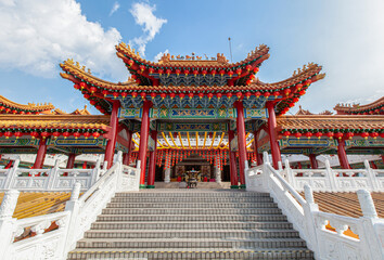 Fototapeta premium entrance in Buddhist temple Tean Hou, Kuala Lumpur, Malaysia