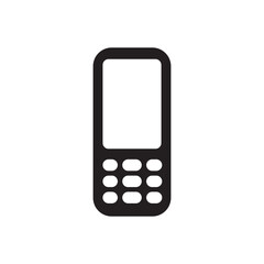 Digital mobile phone vector icon. Mobile gadget flat sign design. Phone symbol pictogram. UX UI icon