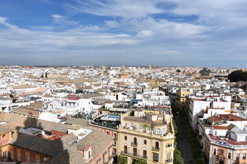 seville, spain, city, monuments, europe, historic, old, panorama, andalusia, 