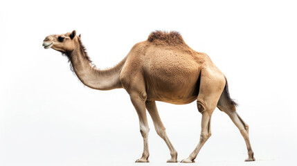 animal on the white Background a Camel generative ai