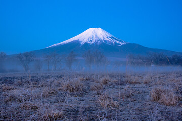 忍野村から富士山