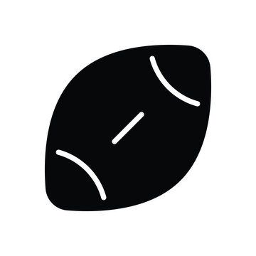 Rubgy icon vector stock.