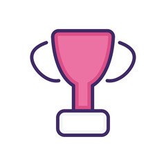 Trophy icon vector stock.