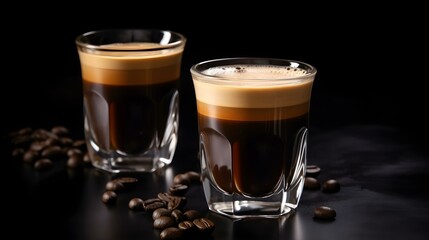 Espresso Cups with Rich Crema