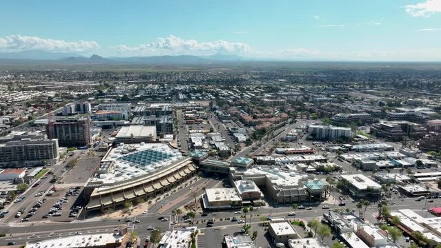 Aerial View Of Scottsdale In Arizona.