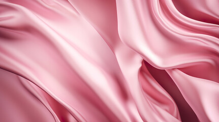 Obraz premium Smooth elegant silk or satin texture can use as wedding background. Luxurious background design. Generative AI