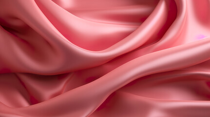 Obraz premium Smooth elegant silk or satin texture can use as wedding background. Luxurious background design. Generative AI