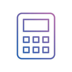 Calculator icon vector stock.