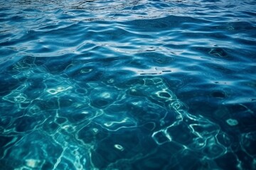 crystal blue water, background Generative AI