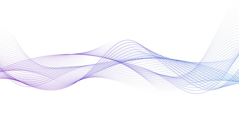 Modern abstract glowing wave background. Dynamic flowing wave lines design element. Futuristic...