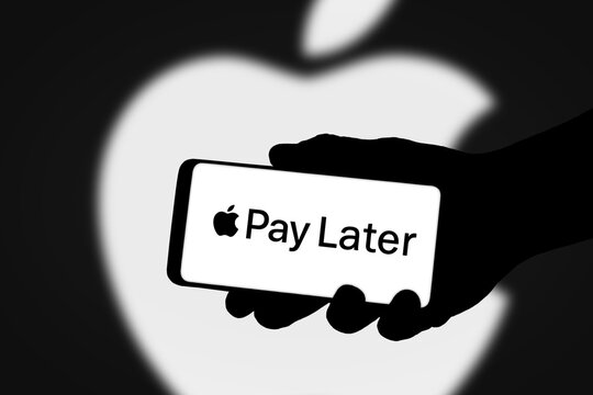 Apple pay later application on smartphone