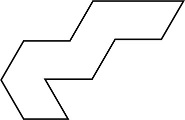 Random Shape Outline Design Element