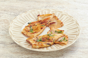 Grilled squid with unagi sauce