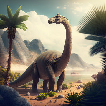 dinosaurs in the desert
