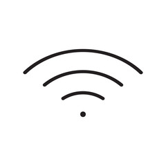Wifi signal connect vector icon, wireless internet connection flat sign design. Wi-fi isolated symbol pictogram. UX UI icon
