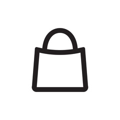 Women bag vector icon. Handbag flat sign. Lady bag flat icon. Shopping package symbol. Purchase pack sign. Packet line icon. UX UI icon pictogram