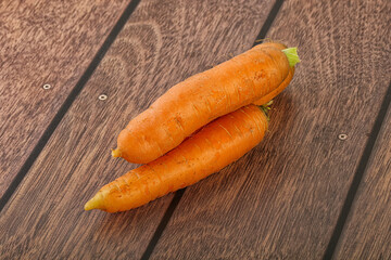 Yoiung natural organic carrot heap