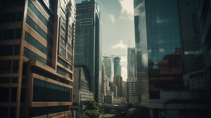 Hong Kong urban landscape.generative ai