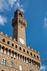 Fototapeta premium The Palazzo Vecchio Museum and Tower - Florence Italy