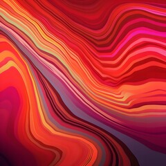 Obraz premium abstract gradient red background with waves