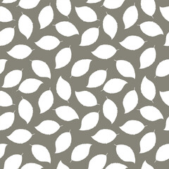 Leaves seamless pattern. Vector stock illustration eps10.