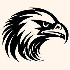 Eagle vector for logo or icon,clip art, drawing Elegant minimalist style,abstract style Illustration