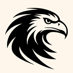 Obraz premium Eagle vector for logo or icon,clip art, drawing Elegant minimalist style,abstract style Illustration