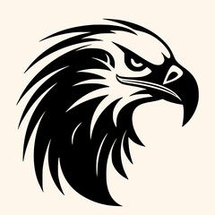 Eagle vector for logo or icon,clip art, drawing Elegant minimalist style,abstract style Illustration