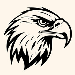 Eagle vector for logo or icon,clip art, drawing Elegant minimalist style,abstract style Illustration