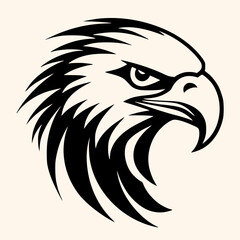 Eagle vector for logo or icon,clip art, drawing Elegant minimalist style,abstract style Illustration