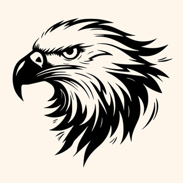 recommend clip art: Eagle vector for logo or icon,clip art, drawing Elegant minimalist style,abstract style Illustration