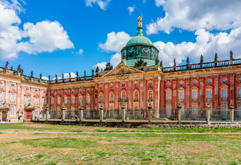 New Palace (Neues Palais) facade in Potsdam, Germany