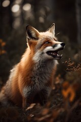 Fototapeta premium Red fox in the wild