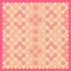 Multicolor truchet tiling connections illustration