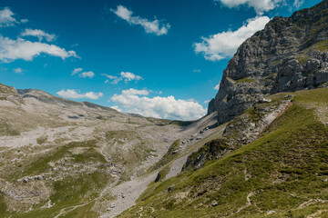 Panorama of Pindus Mountain (Vikos National Park), Greece