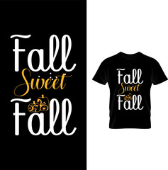 Vector happy fall y'all t-shirt design template