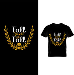 Vector happy fall y'all t-shirt design template