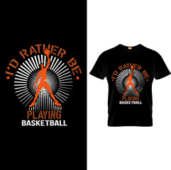 Vector basketball t shirt design vector poster or templat