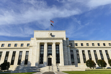 Fototapeta na wymiar Federal Reserve (FED) building - Washington DC United States