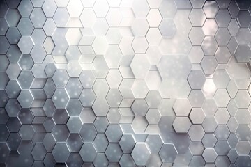 Illustration of an abstract background with hexagonal shapes. Generative AI