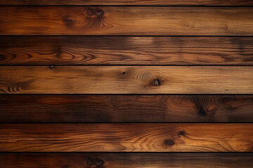 Fototapeta premium A wooden wall with a dark brown background and a dark brown wood background