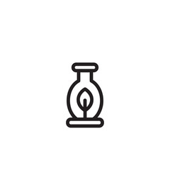 Candle Spa Wax Outline Icon