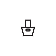 Paint Polish Nail Outline Icon