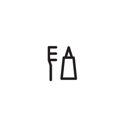 Cleaning Dental Oral Outline Icon