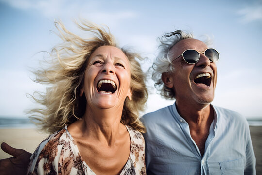 Couple de seniors heureux