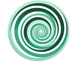 Obraz premium Spiral, swirl, twirl element vector - stock vector illustration, clip-art graphics