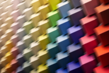 Obraz premium Multicolored cubes. Palette of colors and shades, range of colours